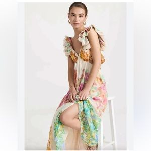 Zimmermann Floral Midi Dress - Multicolor